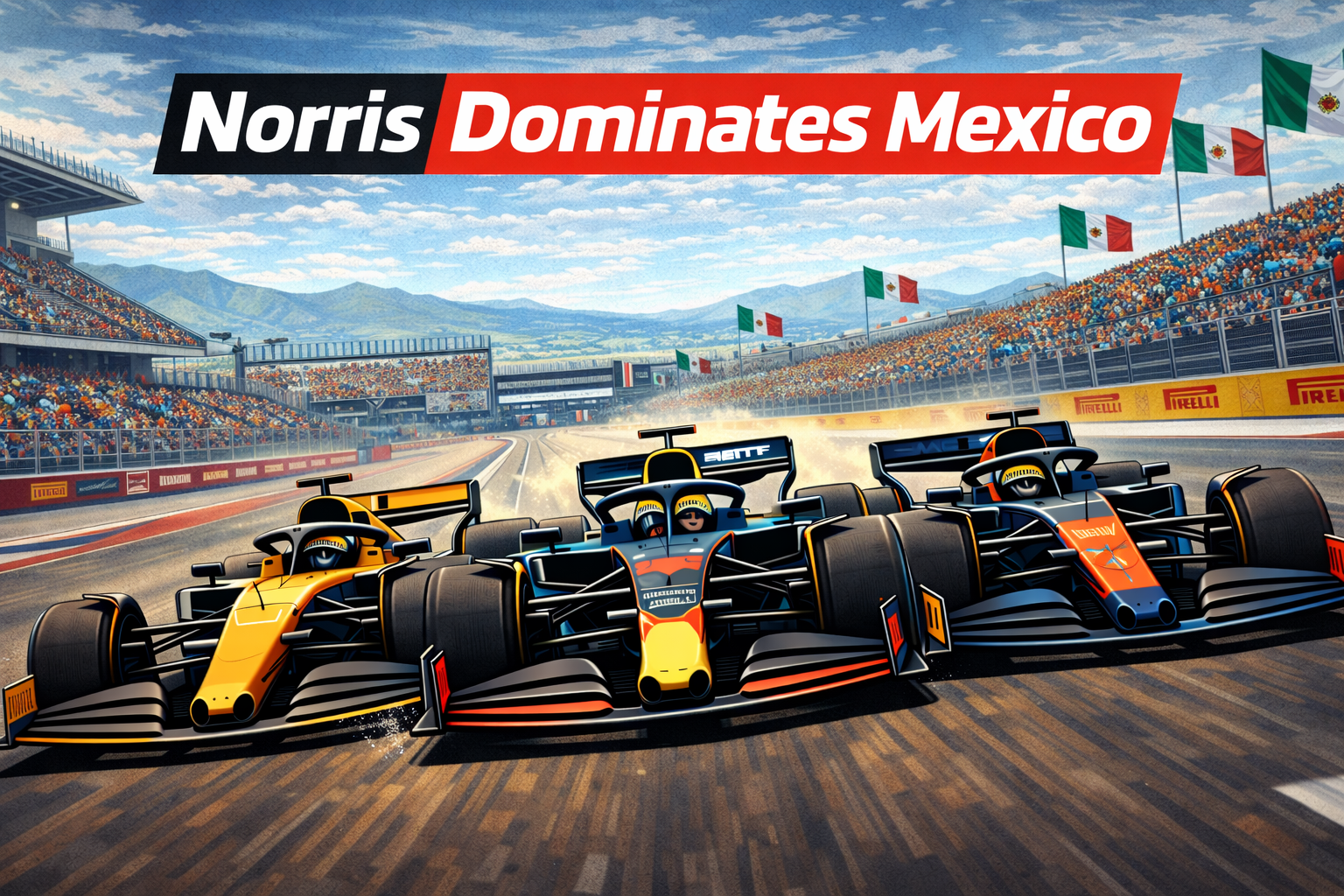 F1 Race in Mexico City 2025