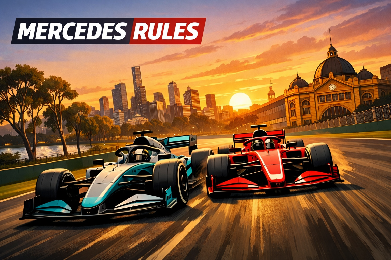 Mercedes wins australian GP 2026