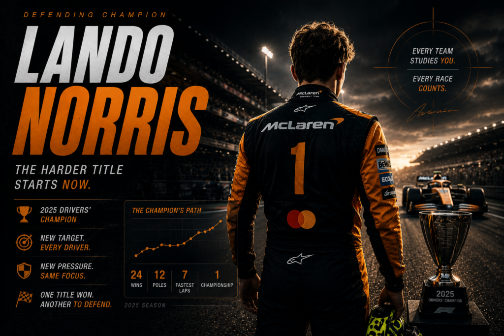 The Defending Champion: Can Lando Norris Carry the Weight?