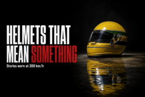 HELMETS THAT MEAN SOMETHING — Stories worn at 300 km/h