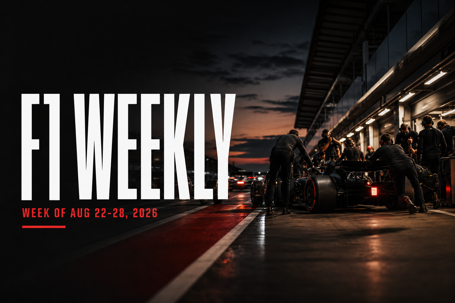 F1 Weekly Aug 22-28, 2026: RukiF1 news roundup