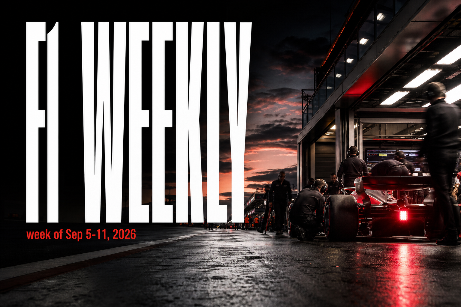 F1 Weekly Sep 5-11, 2026: RukiF1 news roundup